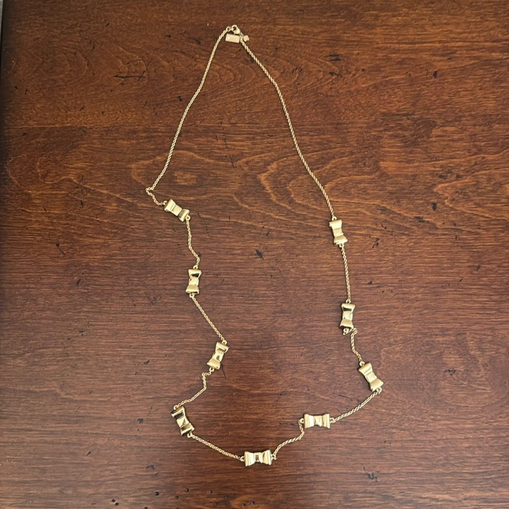 Kate Spade Gold Bow Necklace - Picture 2 of 9